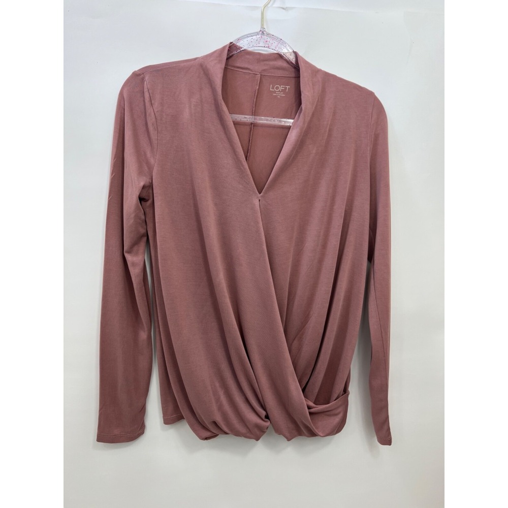 Loft Womens Long Sleeve Shirt Loft Soft Size‎ XS Light Pink